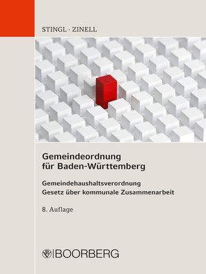 cover image of Gemeindeordnung für Baden-Württemberg
